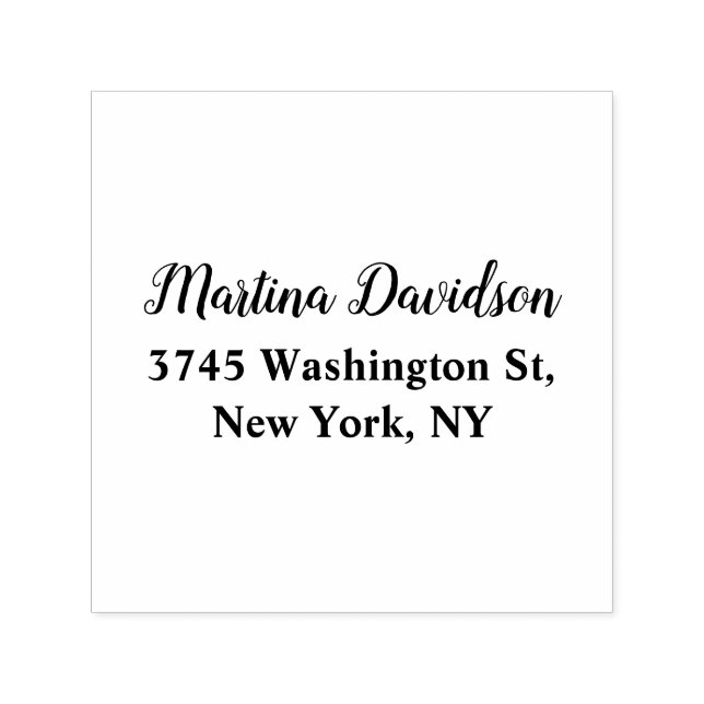 Original Unique Creative Calligraphy Self-inking Stamp (Design)