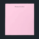Original Unique Pink Creative Handwriting Notepad<br><div class="desc">This template is ideal for those who are looking for a design that is catchy, reminding you, and suitable for your personality and work discipline. You can easily replace all the information on it with your own information. All you have to do for this is to use the personalization links....</div>