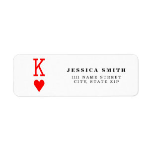 Original Valentine's Day King of hearts symbol