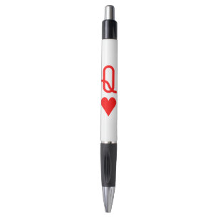 Original Valentine's Day Queen of hearts symbol Pen