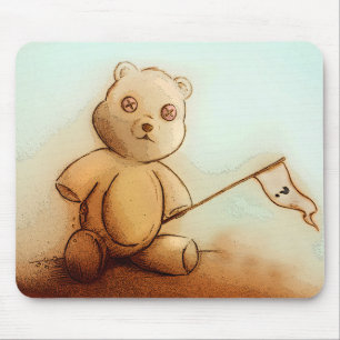 Original vintage art mousepad - Teddy