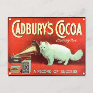 Original vintage poster of Cadbury's cocoa Postcard