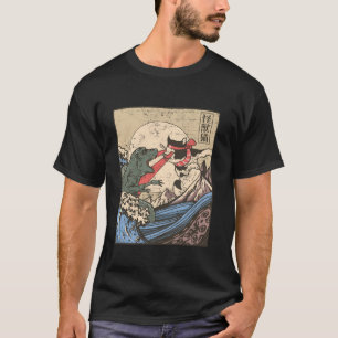 ORIGINAL Vintage Retro Japanese Wave Monster VS Ca T-Shirt