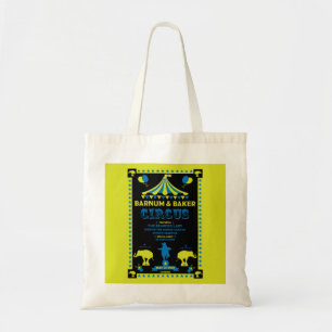 Original Vintages Inspired Circus Art Tote Bag