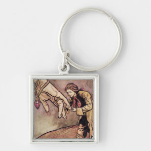 Original watercolour illustration for Gulliver's Keychain