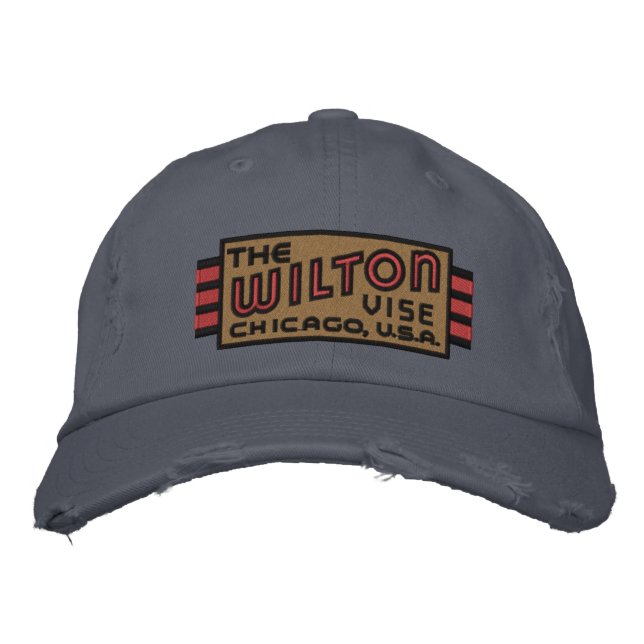 Original Wilton Vice Logo Distressed Hat (Front)