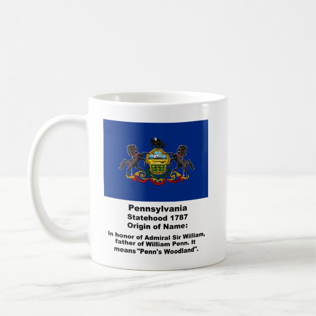 Origine du nom de la Mug de café de Pennsylvanie (Gauche)