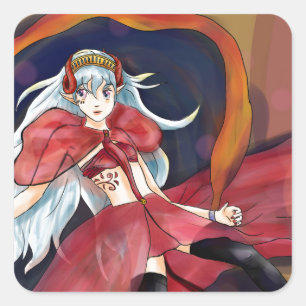 Origional artwork- Melody Square Sticker