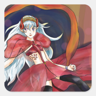 Origional artwork- Melody Square Sticker