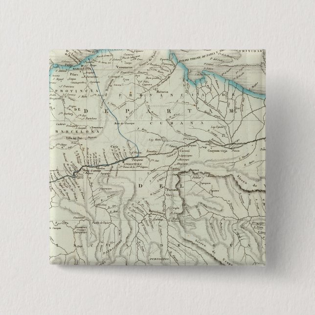 Orinoco 2 Inch Square Button (Front)