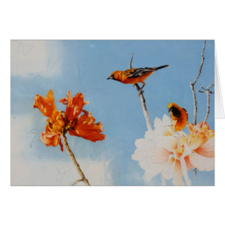 Oriole Blank Card by Andrew Denman