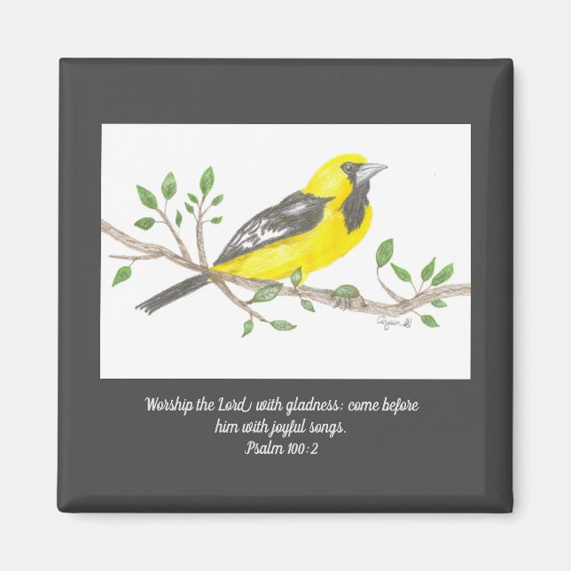 Oriole Magnet (Front)