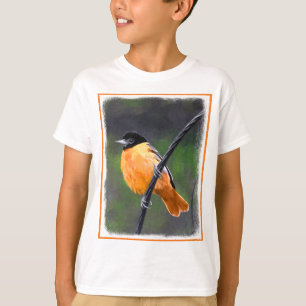 Oriole Painting - Original Bird Art T-Shirt