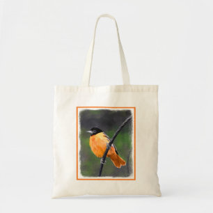 Oriole Painting - Original Bird Art Tote Bag
