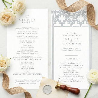 Orion Blue Elegant Classic Cathedral Wedding