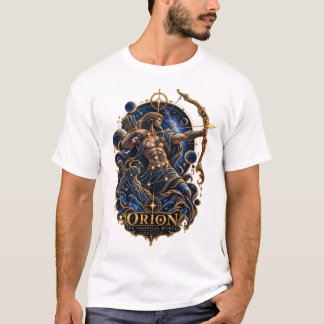 Orion Celestial Hunter Golden Constellation Mytho T-Shirt