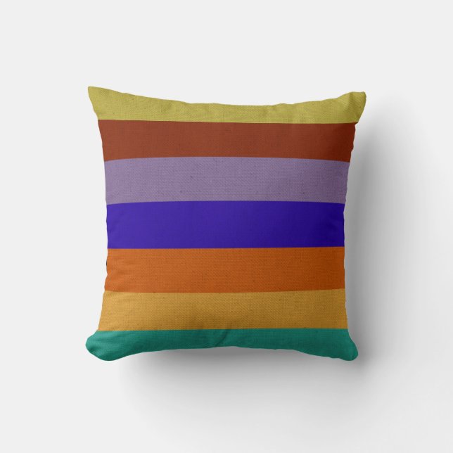 Orion Colours Throw Pillow (Front)