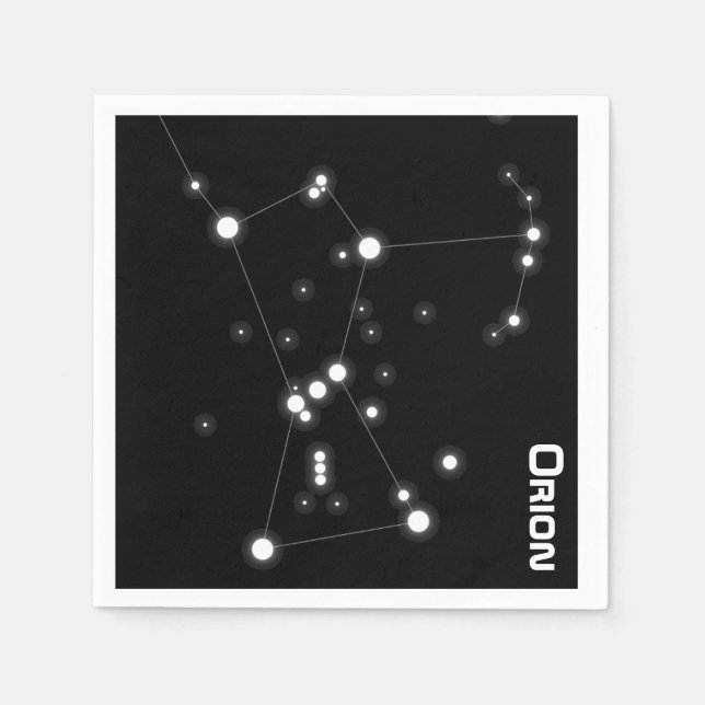 Orion Constellation Paper Napkins (Front)