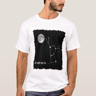 Orion constellation with full moon T-Shirt