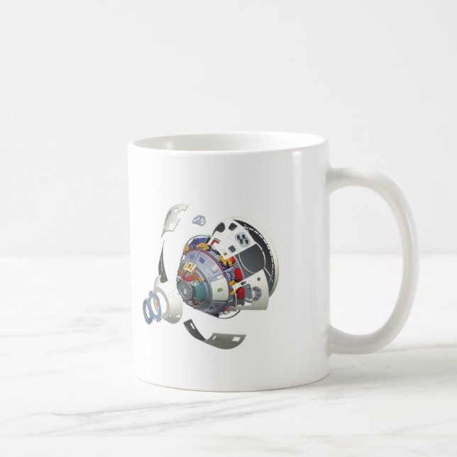 Orion Exploded View Coffee Mug (Right)