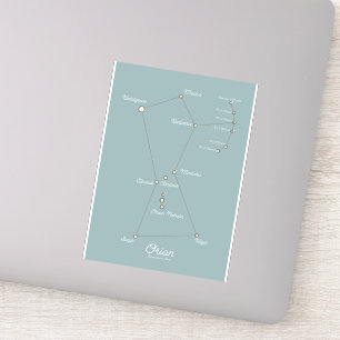 Orion Nebula Astronomical Chart
