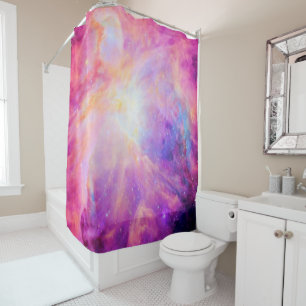 Orion Nebula Colourful Pink Purple Shower Curtain