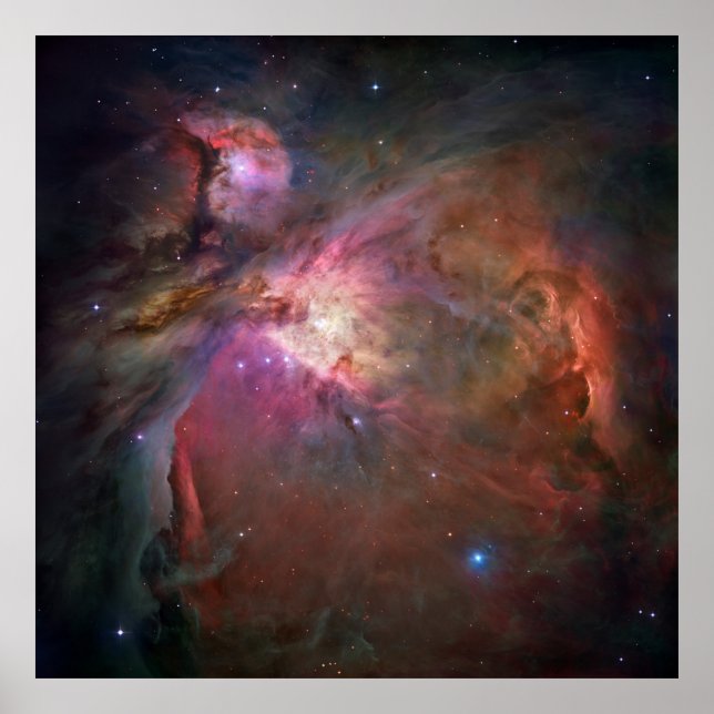 Orion Nebula Galaxy Poster (Front)