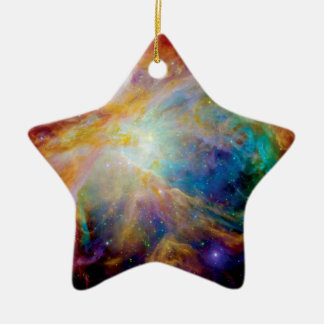 Orion Nebula Hubble Spitzer Telescope Space Photo Ceramic Ornament