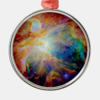 Orion Nebula Hubble Spitzer Telescope Space Photo Metal Ornament