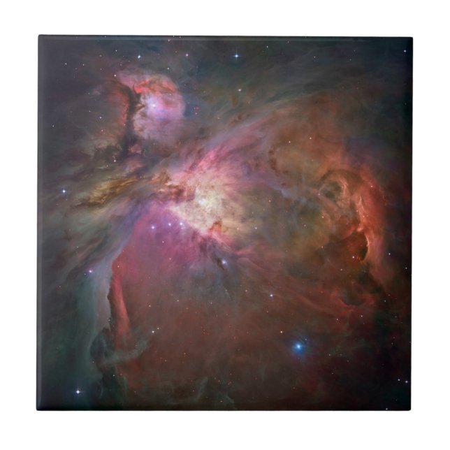 Orion Nebula Hubble telescope space universe cosmo Tile (Front)
