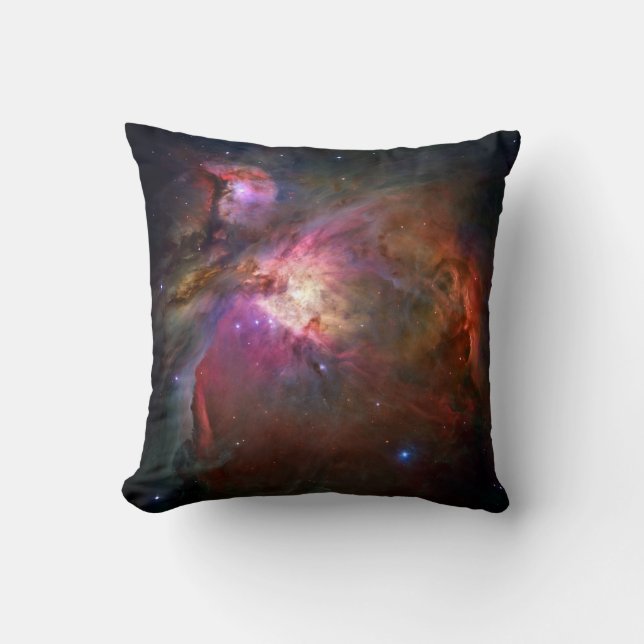 Orion Nebula (Hubble Telescope) Throw Pillow (Front)