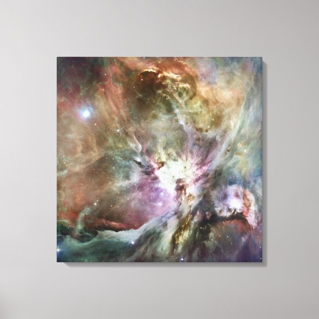 Orion Nebula Pastels Canvas Print (Front)