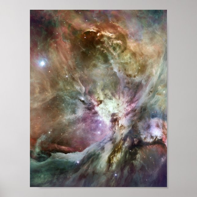 Orion Nebula Pastels Poster (Front)