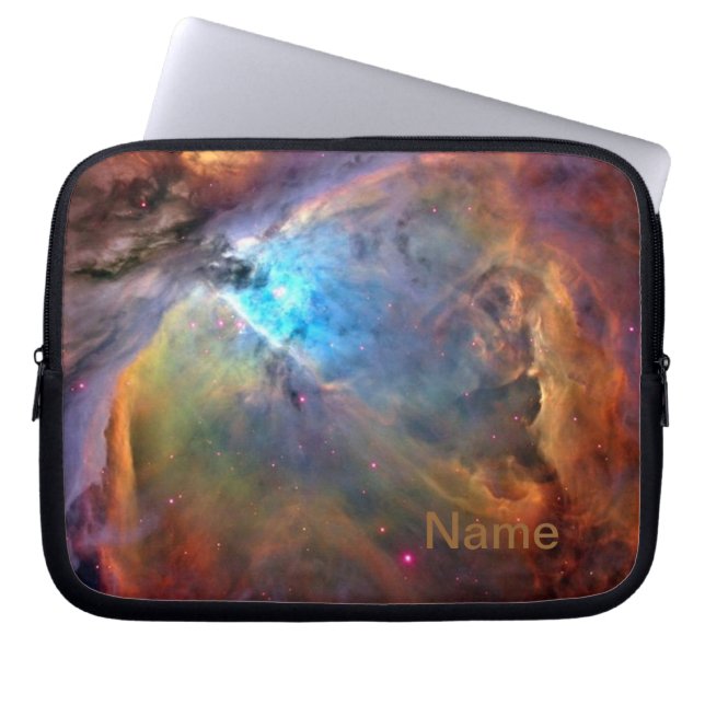 Orion Nebula Personalized Zippered Laptop Case 10" (Front)