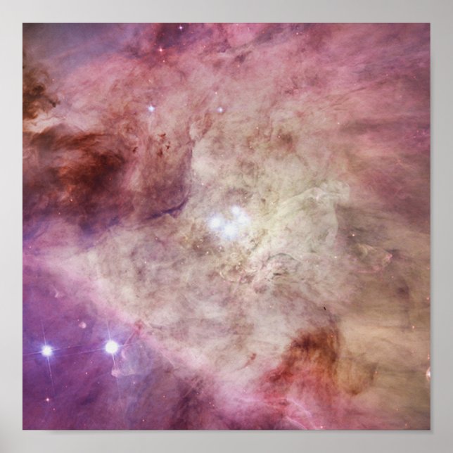 Orion Nebula pink Poster (Front)