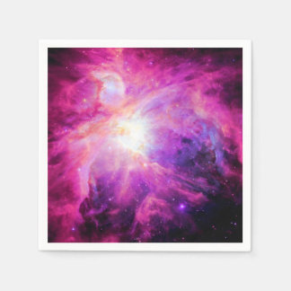 Orion Nebula Pink Purple Galaxy Paper Napkins