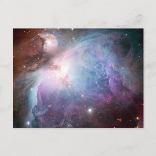 Orion Nebula Purple Space Postcard (Front)