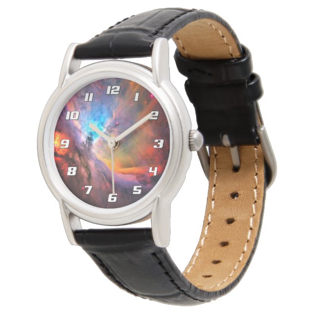 Orion Nebula Space Galaxy high contrast Watch (Angled)