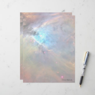 Orion Nebula Space Galaxy Letterhead