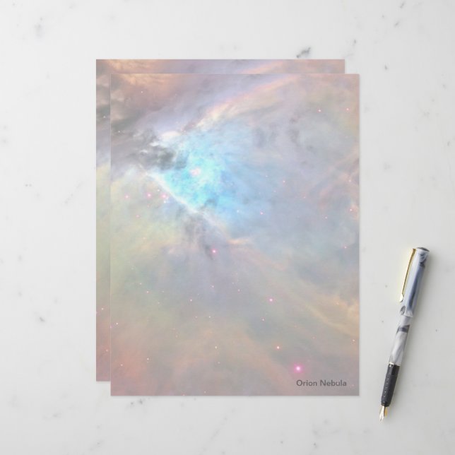 Orion Nebula Space Galaxy Letterhead (Front/Back In Situ)