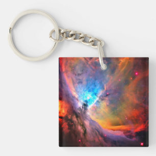 Orion Nebula Space Galaxy low contrast Keychain