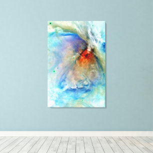 Orion Nebula Space Galaxy negative Canvas Print