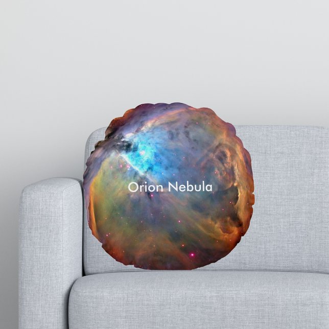 Orion Nebula Space Galaxy Round Pillow (Orion Nebula Space Galaxy Round Pillow)