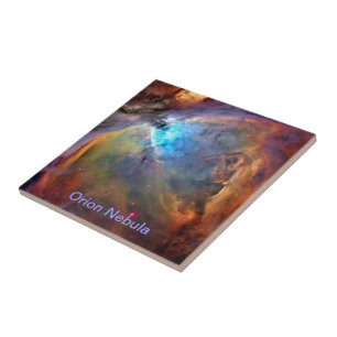 Orion Nebula Space Galaxy Tile