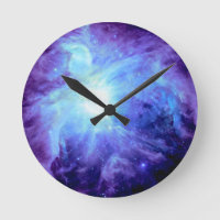 Orion Nebula Turquoise Periwinkle Lavender Galaxy