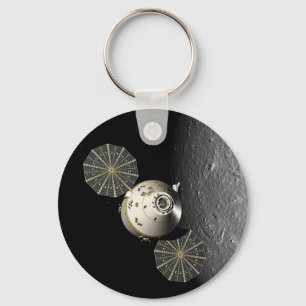 Orion Spacecraft in Lunar Orbit Keychain