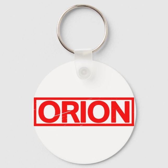 Orion Stamp Keychain (Front)