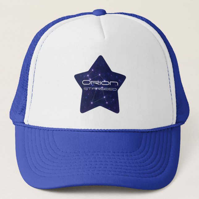 Orion Starseed Trucker Hat | Cosmic Headwear (Front)