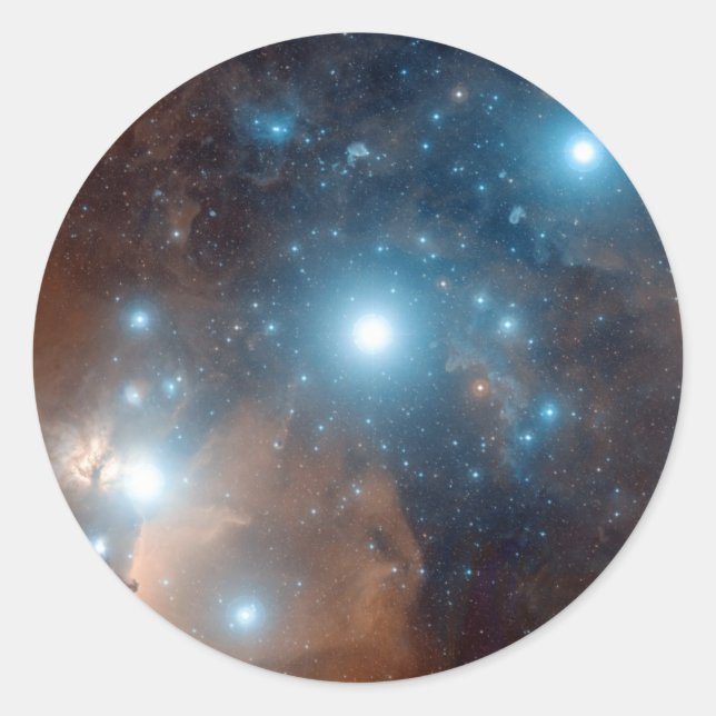 Orion's Belt Classic Round Sticker (Front)