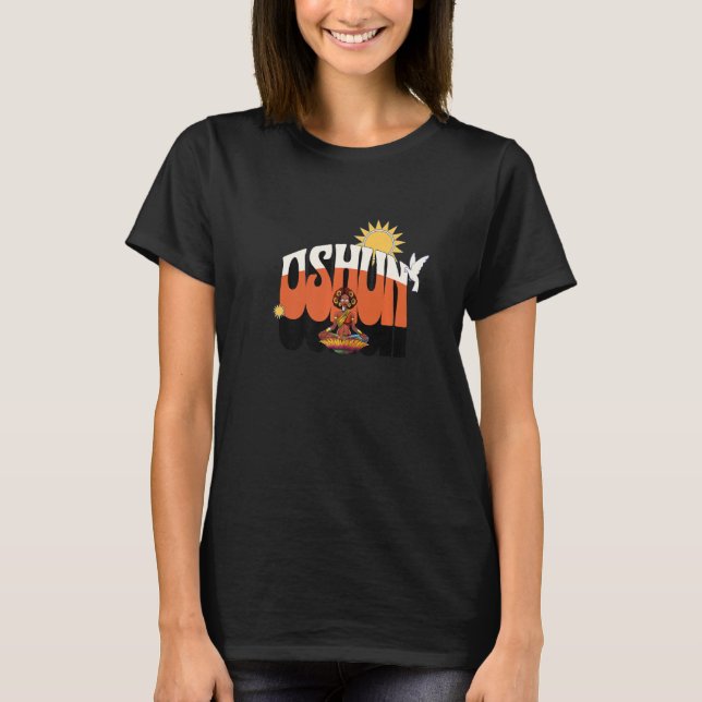 Orisha Oshun - Goddess of Divinity, Femininity And T-Shirt (Front)